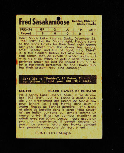 http://www.vintagehockeycardsreport.com/wp-content/uploads/2011/10/fred-sasakamoose-54-55-parkhurst-back.jpg