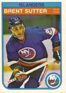 sutter brent brent sutter o-pee-chee rookie hockey card