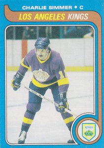 1979-80 o-pee-chee charlie simmer rookie hockey card